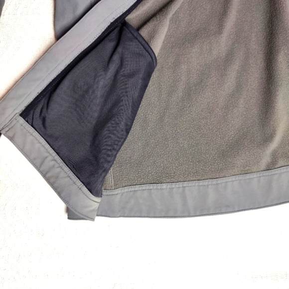 Timberland PRO Power Windproof Gray Softshell Jacket Men's Size medium Biker - Picture 9 of 13